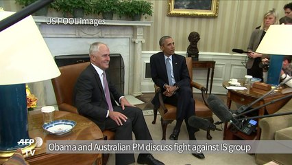 Obama meets Australian PM Turnbull for talks on IS group