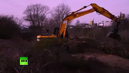 RAW Jungle refugee camp demolished in Calais France  2016