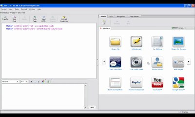 Visitor's Doc app - Let a visitor share a file - VeriShow for LivePerson