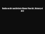 [PDF Download] Rodin on Art and Artists (Dover Fine Art History of Art) [Download] Full Ebook