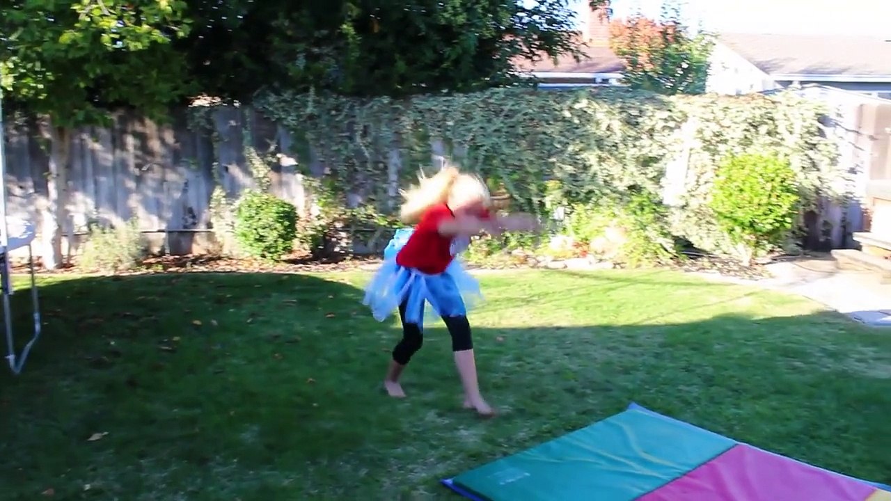 Gymnastics in Different Halloween Costumes