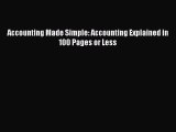 [PDF Download] Accounting Made Simple: Accounting Explained in 100 Pages or Less [PDF] Full