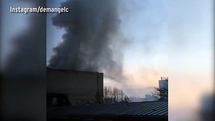 Huge fire at Ritz Hotel in Paris which could destroy historic building