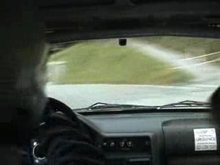 Rallye évite crash - vue intérieure