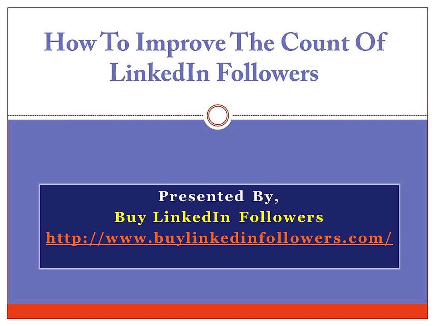 ⁣How To Improve The Count Of LinkedIn Followers