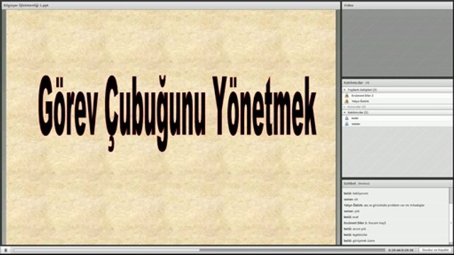 bilgisayar kursu-1 ders