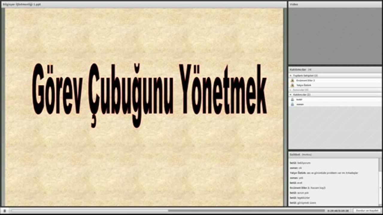 bilgisayar kursu-1 ders