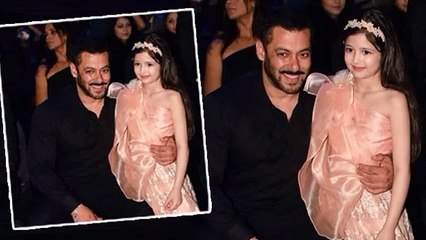 Harshali Malhotra Sits On Salman Mama's LAP @ Filmfare Awards 2016