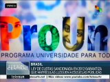 Brasil: 22 mil matrículas más en universidades estatales que en 2015