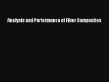 [PDF Download] Analysis and Performance of Fiber Composites [PDF] Online