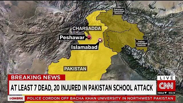 Attack on Bacha Khan University in ‪‎Charsadda‬ KPK - Pakistan