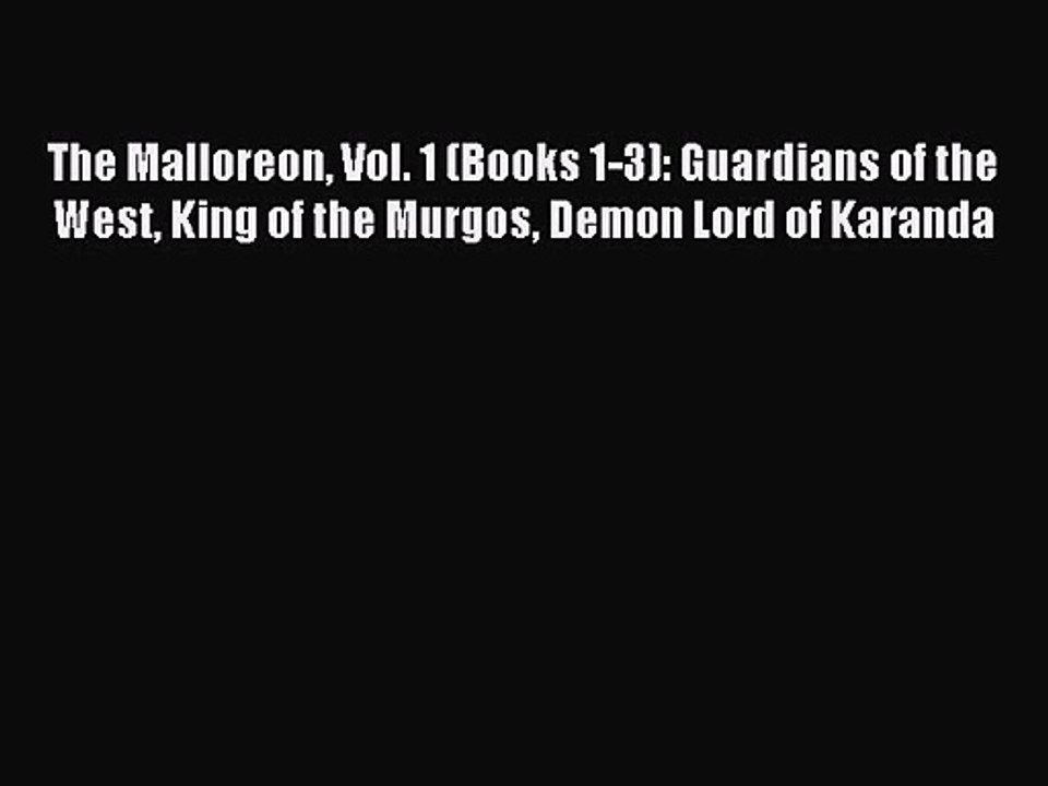 [PDF Download] The Malloreon Vol. 1 (Books 1-3): Guardians of the West King of the Murgos Demon