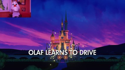 Frozen Olaf Plays Disney Infinity 3.0 Video Game Learns to Drive with Funny Moments. DisneyToysFan