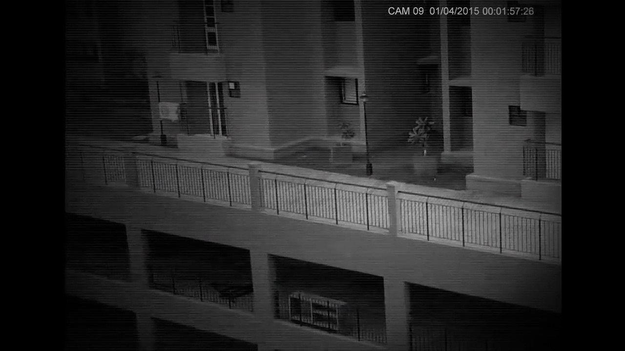 Ghostly Figure Caught on CCTV Camera