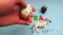 Minions Kinder Surprise Egg Learn-A-Word! Spelling Zoo Animals! Lesson 1