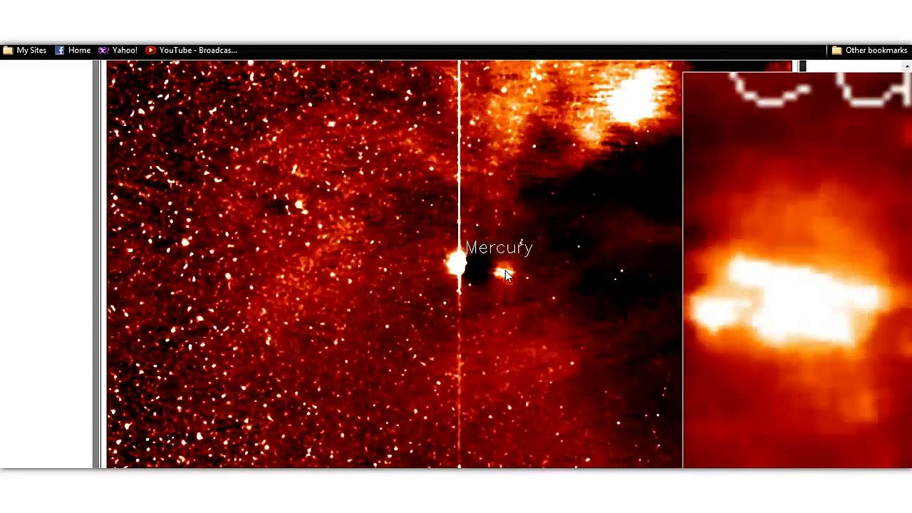 Newsbreak: Amazing huge cloaked UFO near Mercury, MUST SEE!!! Please make this viral!