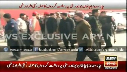 Pakistan Army Soldiers at Bacha Khan University in Charsadda