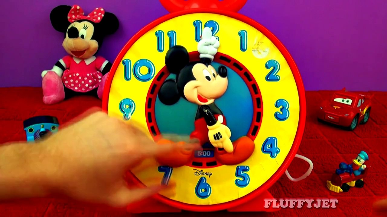 Mickey Mouse Toy Clock Learn to Tell The Time with Mickey Mouse Disney Mattel Toys 1981 Fl