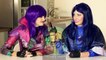 Mal & Evie Soda Challenge with Descendants Whats in my Mouth Mal & Evie Makeup. DisneyToysFan.