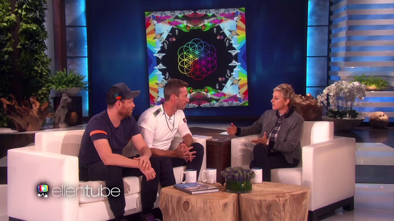 Coldplay Catches Up with Ellen
