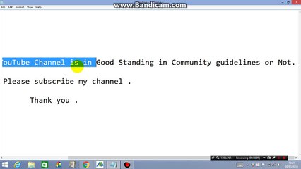 How to Check Your YouTube Channel is in Good Standing in Community guidelines or Not