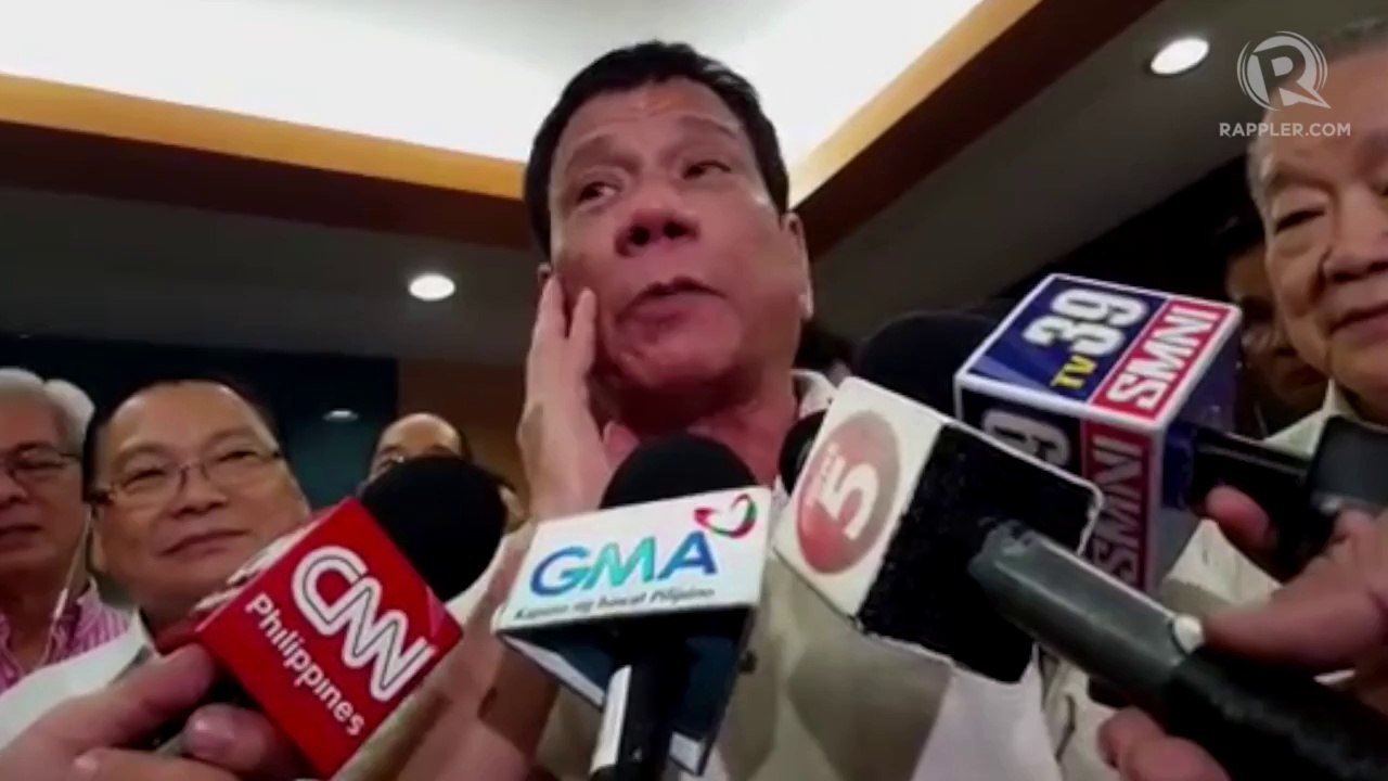 Duterte: Mar Roxas desperately wants to be president