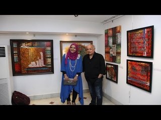 Filmmaker Mahesh Bhatt Spotted @ Inauguration Of Contemporary Arabic Calligraphy