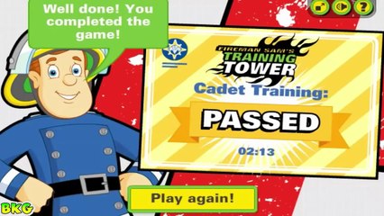 FIREMAN SAM - Fireman Sam\'s Training Tower Gameplay Episode - Best Kid Games