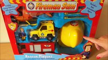 Top 3 Firefighter Fireman Sam Toy Vehicles Inc., HOOK HELICOPTER, 4x4 JEEP & JUPITER fire engine