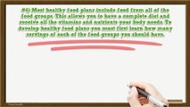 Healthy Food Plans - The Right Food for Weight Loss