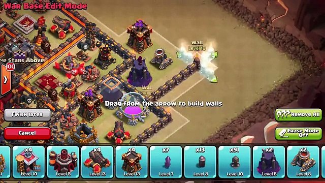 Clash Of Clans - NEW TOWN HALL 10 (TH10) ANTI 3 STAR WAR BASE w-