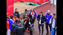 David and Victoria Beckham @ London Marathon Without Harper