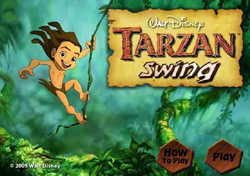 Тарзан прыгает по лианам (Tarzan jumping on vines )