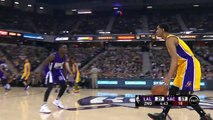 Kobe Bryant Soars Baseline for the Alley-Oop