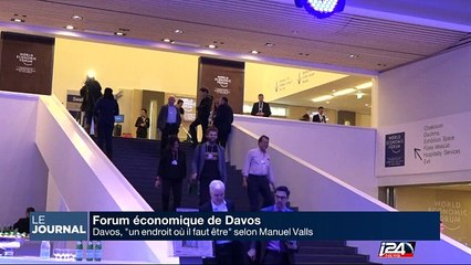 Davos, "un endroit où il faut être" selon Manuel Valls
