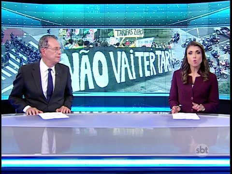 Manifestantes fazem novo protesto contra o aumento das tarifas em São Paulo