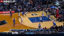 Russell Westbrook throws sick Alley-Oop ! | Thunder vs Timberwolves | January 12 2016 | 2016 NBA