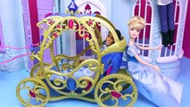 DISNEY PRINCESS CASTLE DOLLHOUSE New Storytime Princess Doll House   Frozen Elsa, Cinderel