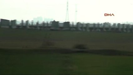Nusaybin'de, Suriye Sınırına 3 Metrelik Beton Duvar Döşeniyor