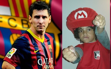 lionel messi vs leo mario football top but