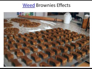 weed brownies effects