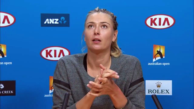 Maria Sharapova press conference _ Australian Open 2016