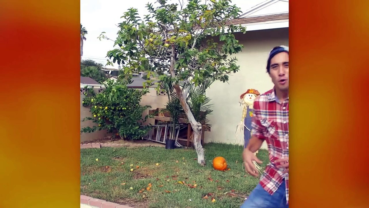 Help Zach King make a pumpkin