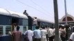 Man Got Electricity Shock On The Roof Of train. A Very Shocking Video