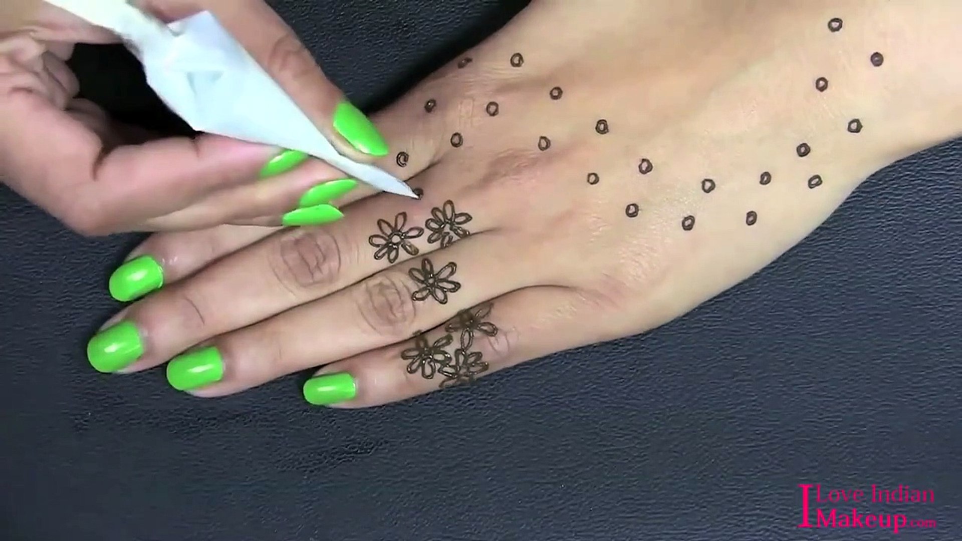 Learn Full Hand Henna Mehendi Design Step By Step Tutorial Video