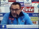 Sarri le scuse con Mancini per la lite - (Napoli Inter 0 2 Coppa Italia 19-1-2016)