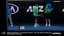 Open d’Australie – Jo-Wilfried Tsonga : Son joli geste envers une ramasseuse de balles (vidéo)