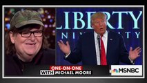 Michael Moore says Bill Clinton and Hillary Clinton fought over who was his number one fan