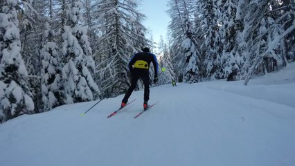 Biathlon - CM - Antholz Anterselva : Quand l'équipe de France s'essaye à la descente !