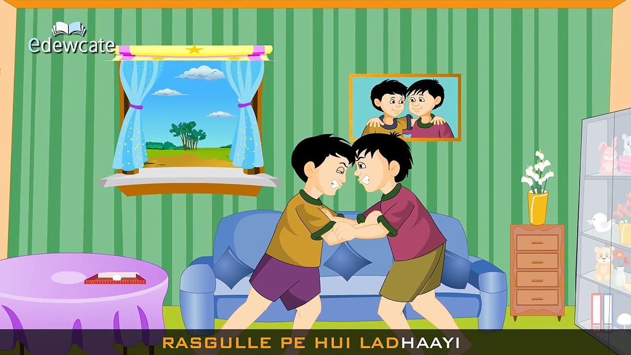Edewcate Hindi Rhymes Chunnu Munnu the do bhai - Dailymotion Video